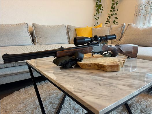 Blaser BBF 95 with insert barrel over-and-under shotgun/mountain rifle