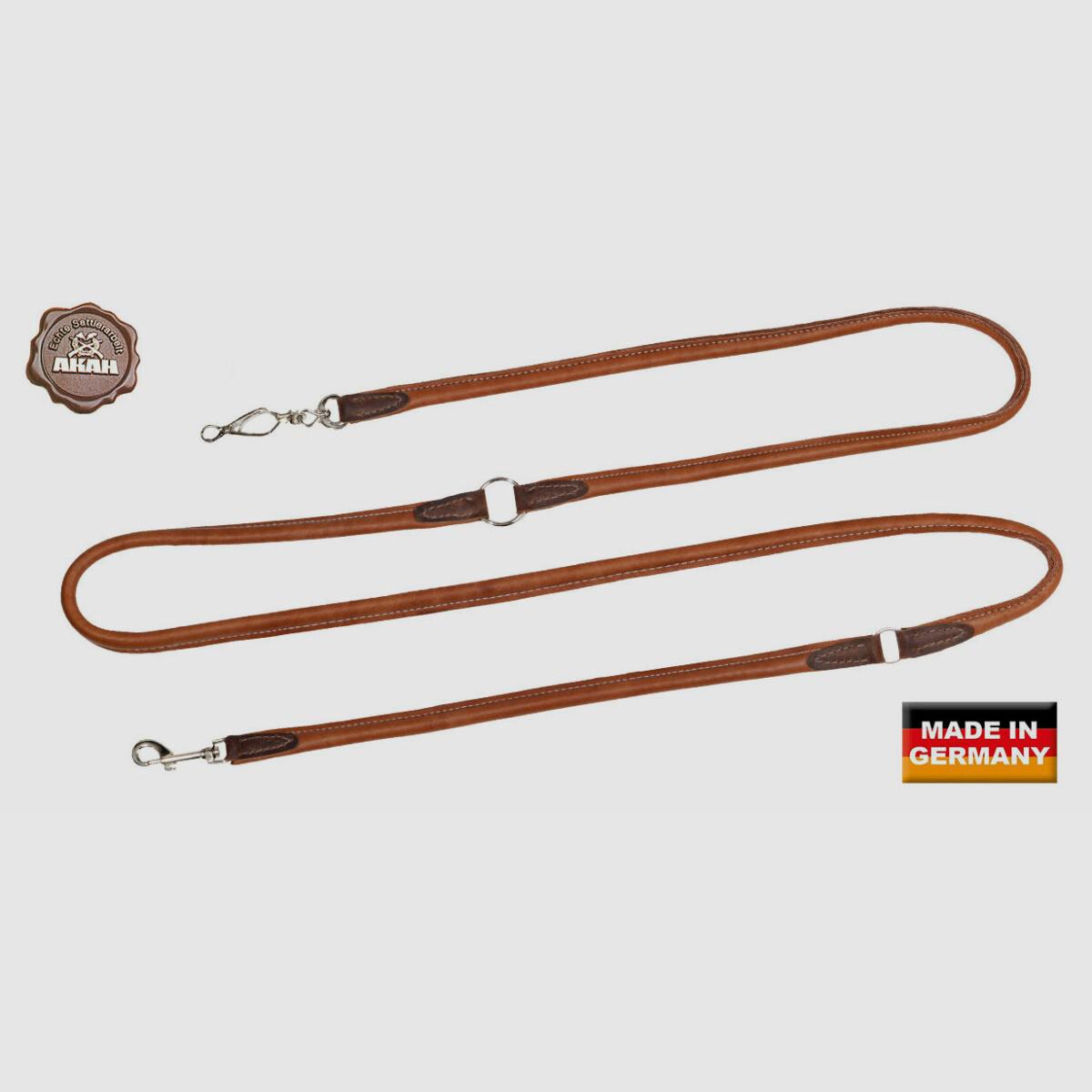 AKAH Umhängeleine aus Yak-Leder