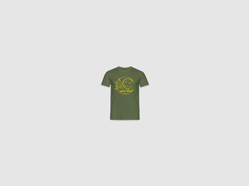 send lead - Männer T-Shirt Navy