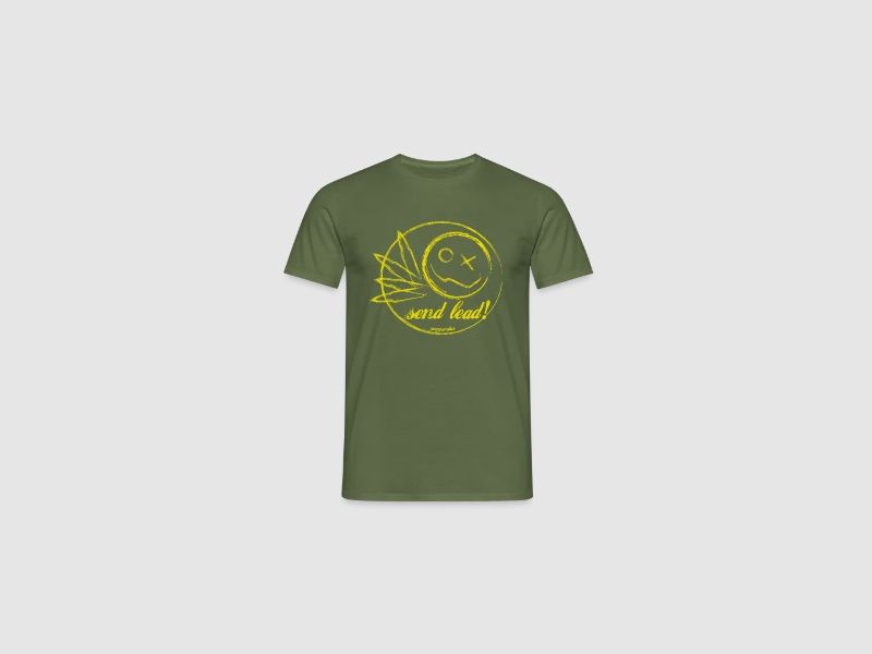 send lead - Männer T-Shirt Navy