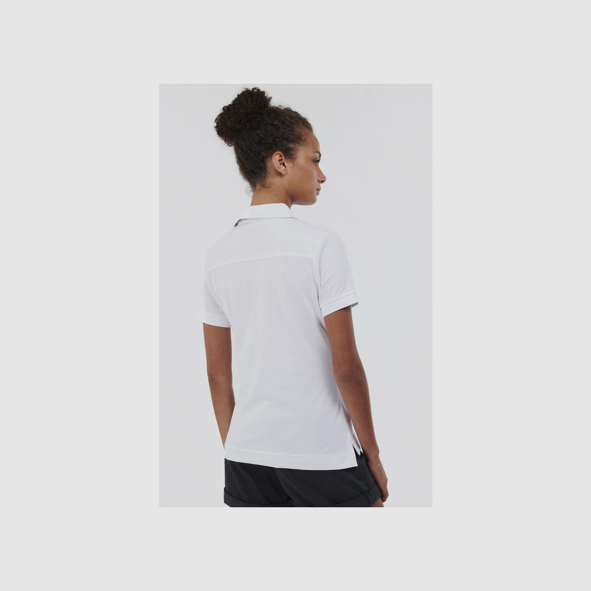 BARBOUR Portsdown Top Poloshirt White/ Silver Birch