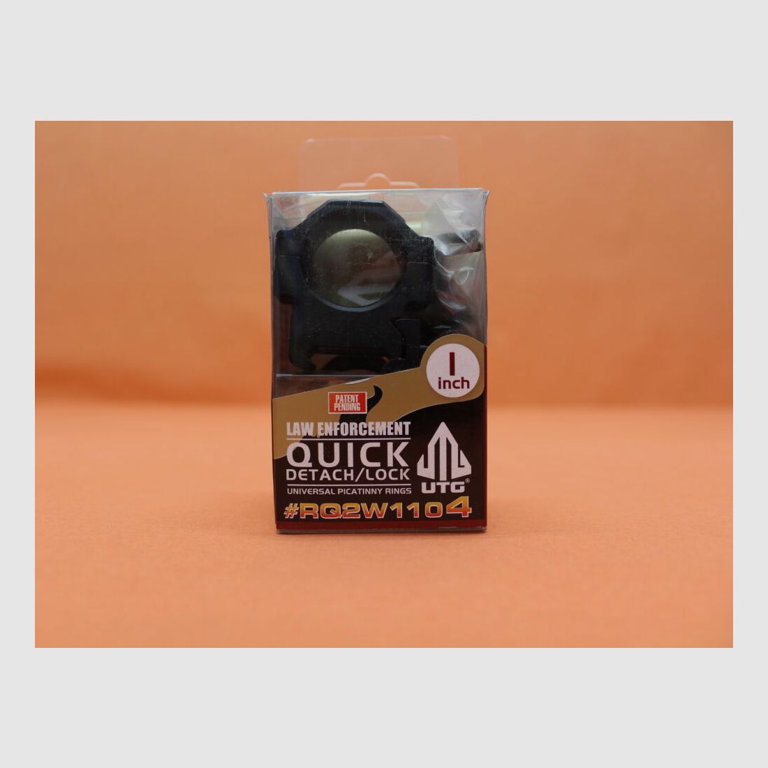 UTG - Leapers UTG QD Montageringe 1" Low (RQ2W1104) Law Enforcement Quick Detach/Lock f.Picatinnyprofil BH=10mm