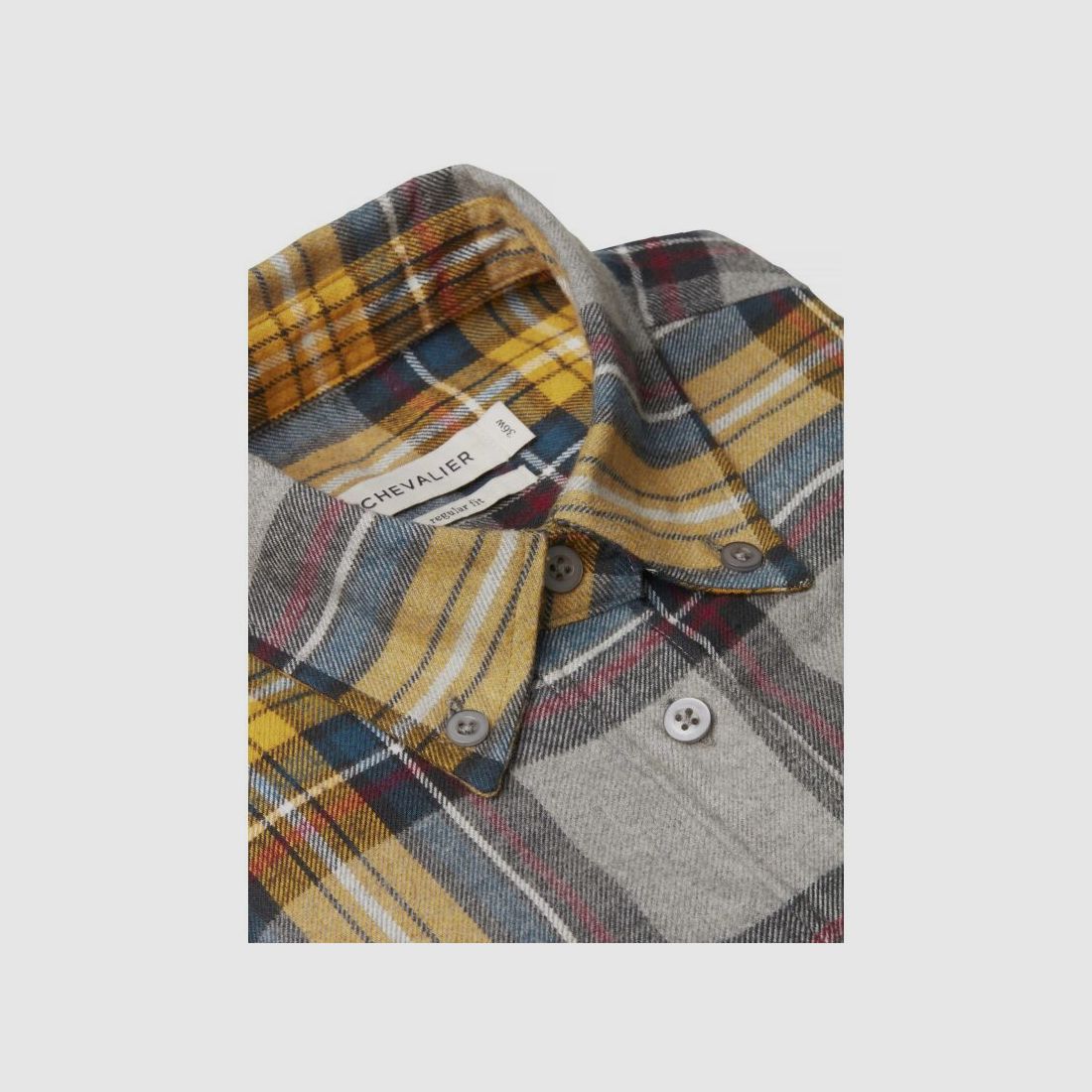 Chevalier Damen Flanellbluse Lynx Mustard Checked