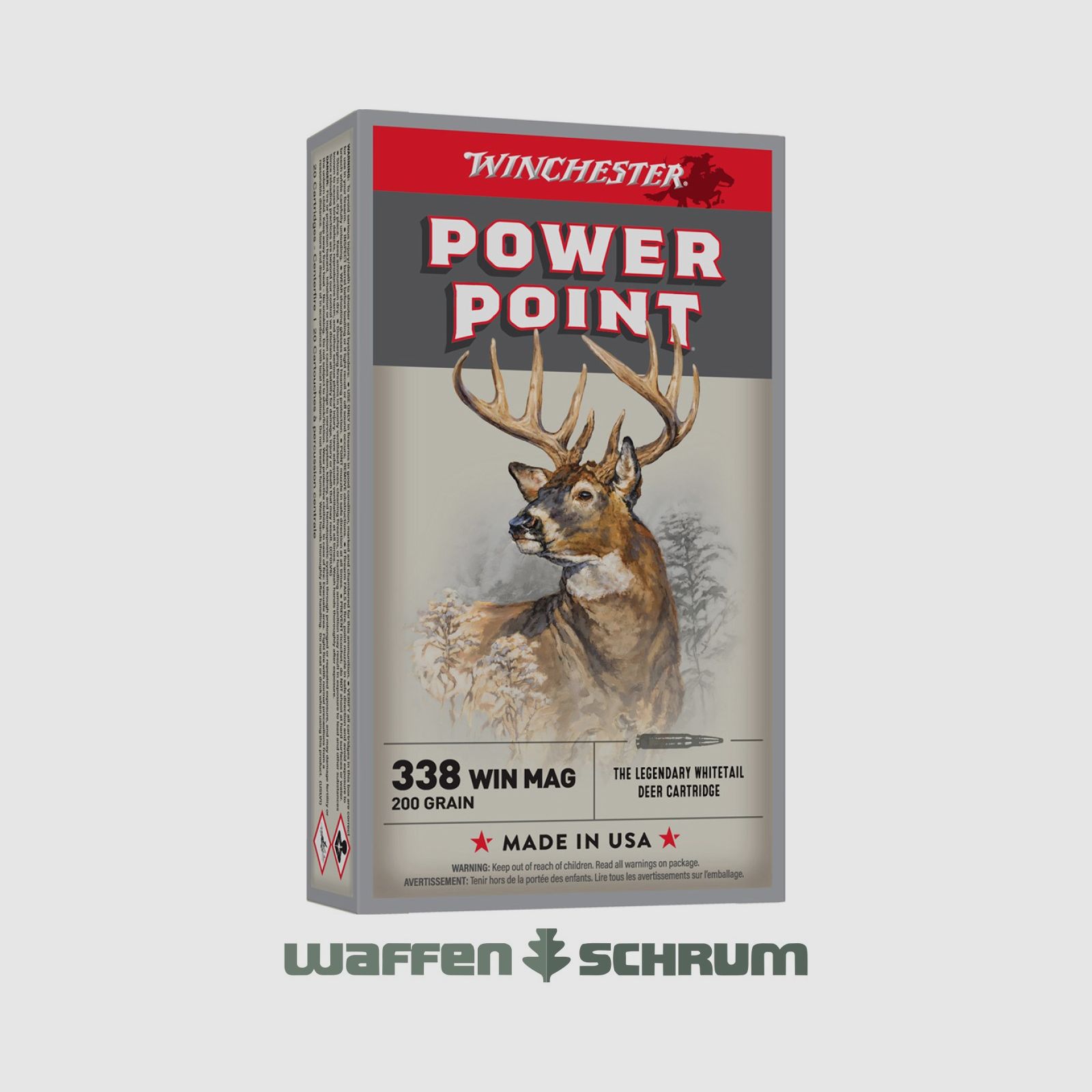 Winchester SuperX Power Point 13,0g .338WinMag - 200gr