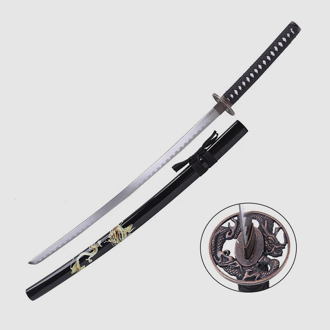 Katana Toushin con saya in legno