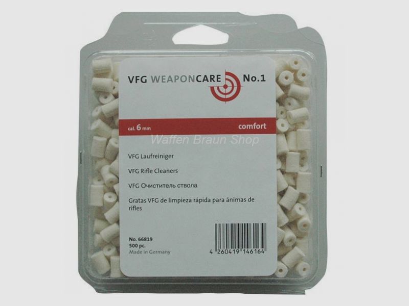 VFG nettoyant de canon pour cartouches, No. 66819, 6 mm