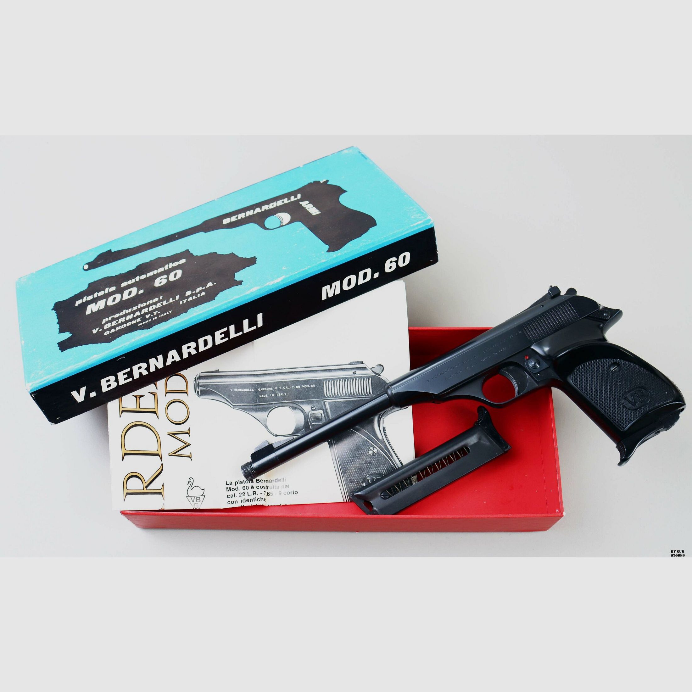 Pistola Bernardelli mod. 60 AMR cal. 22 lr matr. 55219, immagine 9 di 11