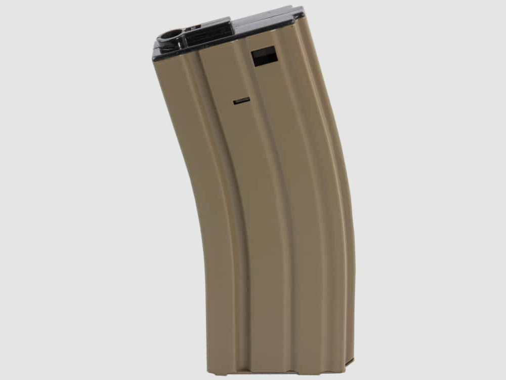 Specna Arms M4 Stahlblech 120 Schuss Midcap Airsoft Ersatzmagazin (tan)