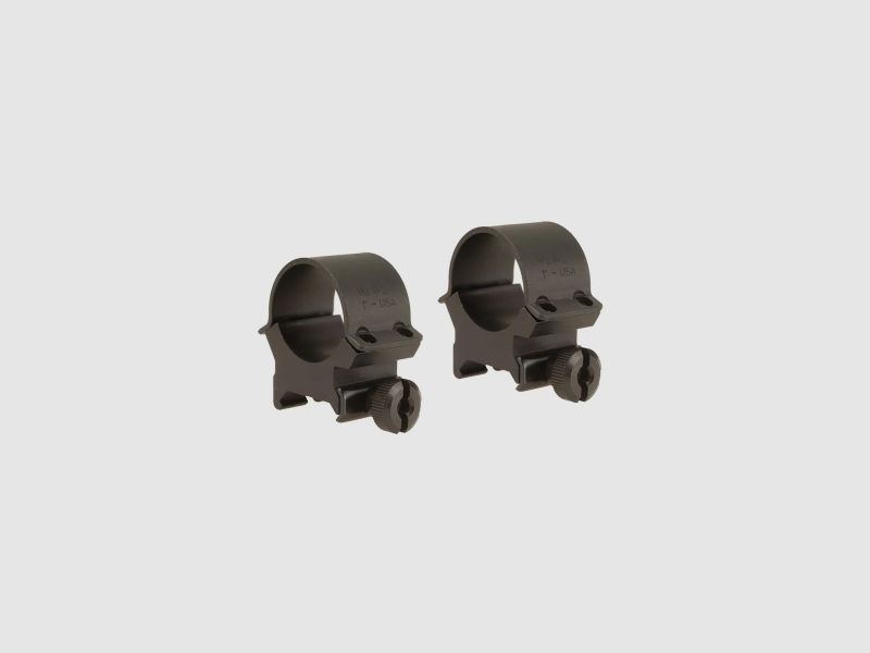 Weaver Sure Grip Anelli staccabili in stile Weaver nero opaco 25,4mm di altezza, BH 8,43mm