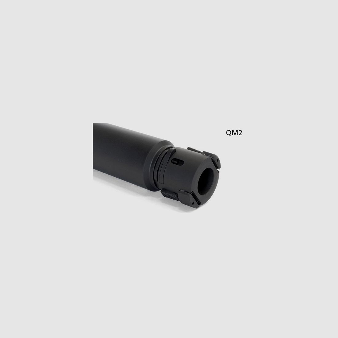 Ase Utra, AU1124-BC DUAL762-SHORT-QM2 GEN2 suppressor without flash hider, DUAL SHORT, BLACK CERAKOTE, Bild 3 von 4