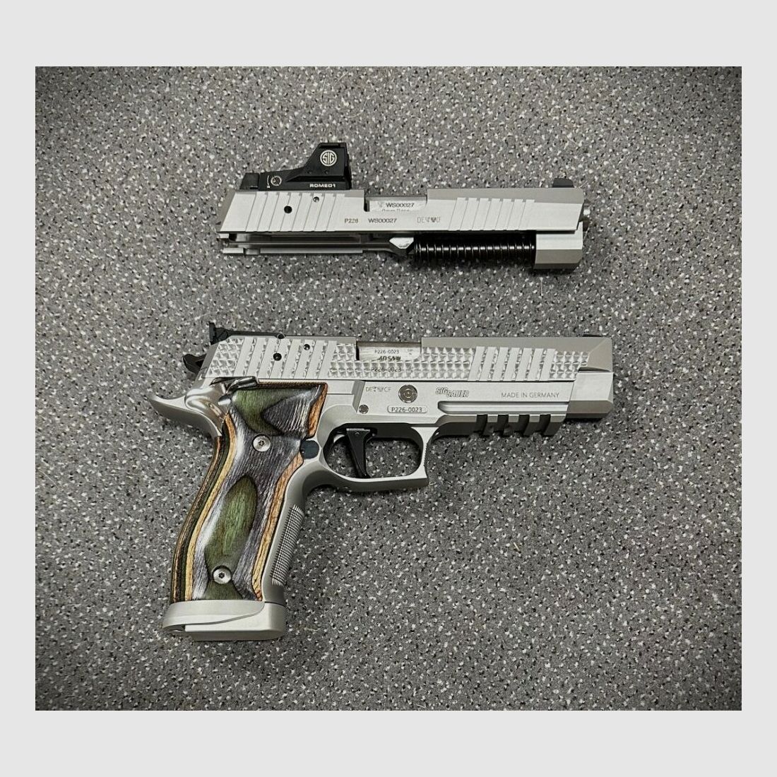 SIG SAUER P226 XFIVE Sunburst +WS - Édition Limitée "Fabriqué en Allemagne"