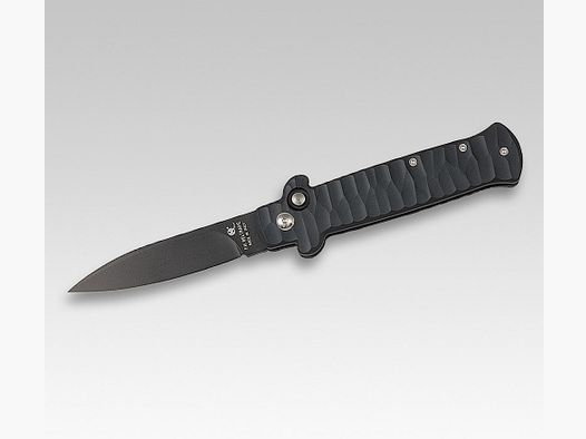 Cuchillo de resorte Coltello Scatto Tattico 3-D Negro Beltrame negro