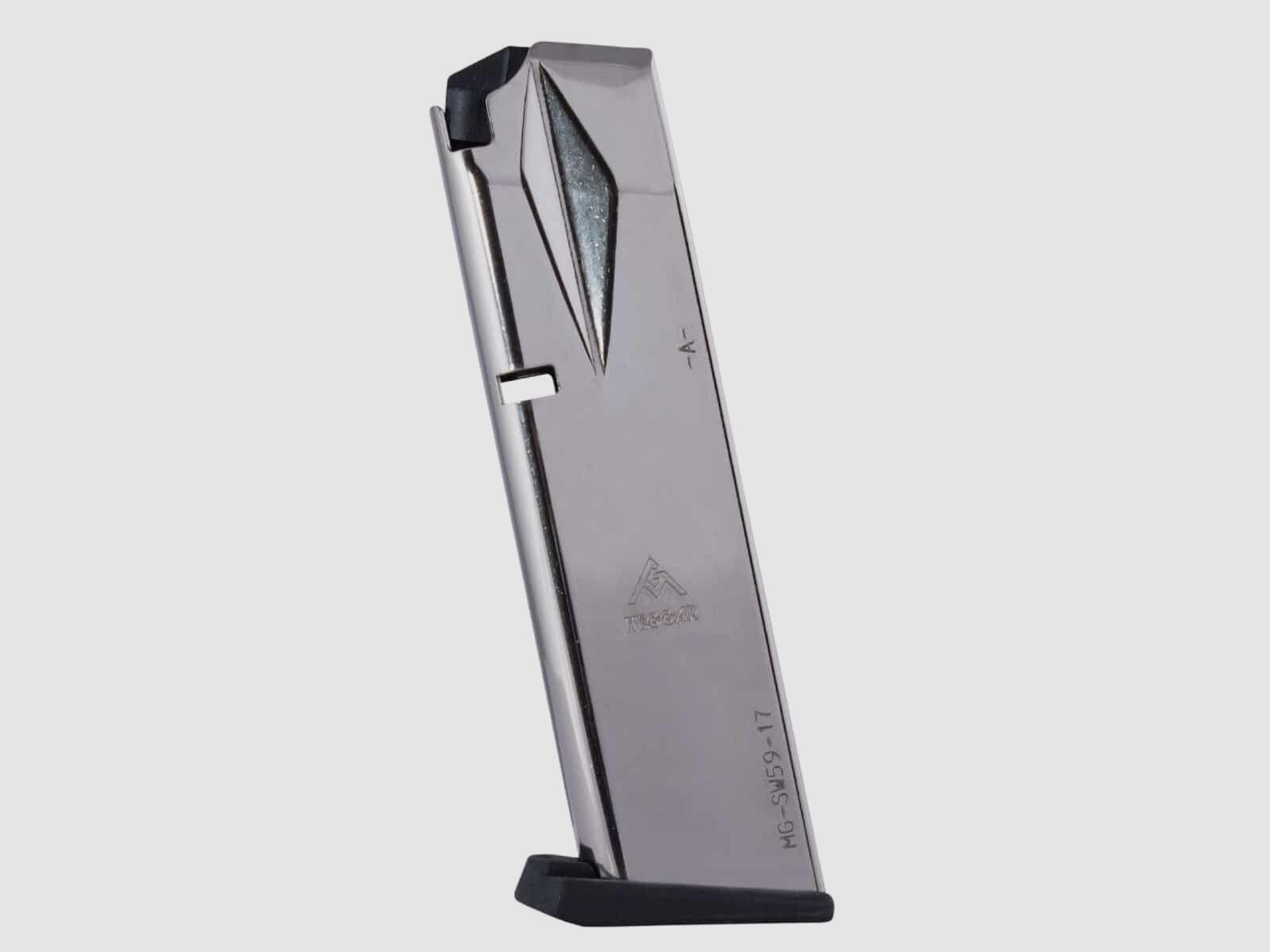 Mec-Gar S&W 59/915 Magazin 9mm Luger - 17 Schuss Vernickelt