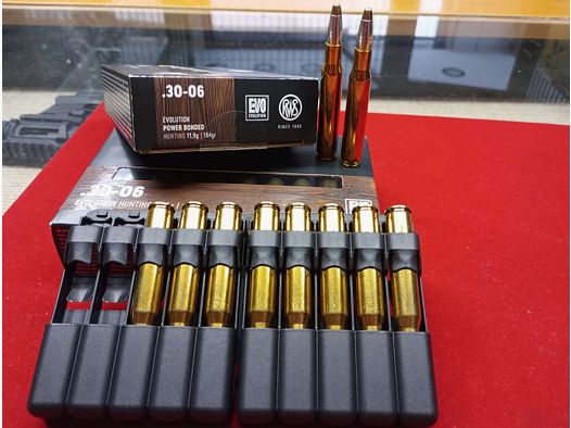 RWS EVOLUTION ammunition .30-06S bullet 184 grs.