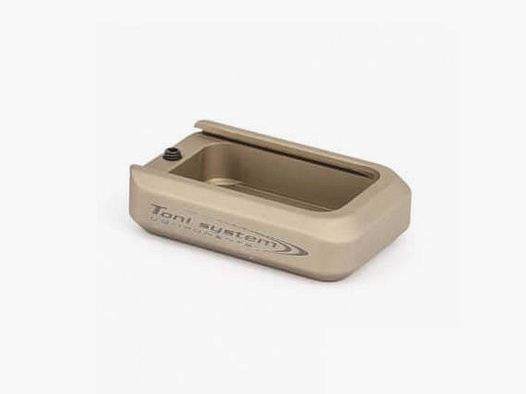 Toni System CZ Shadow magazine base +1 shot - Sand