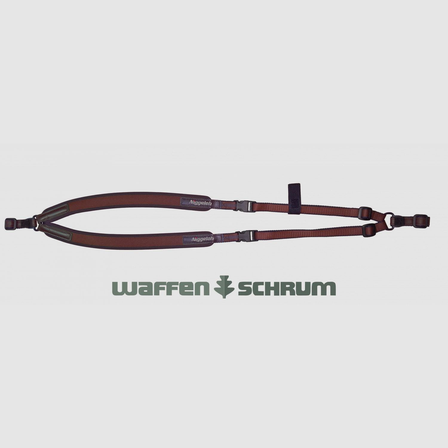 Niggeloh Rifle Sling Neoprene Brown