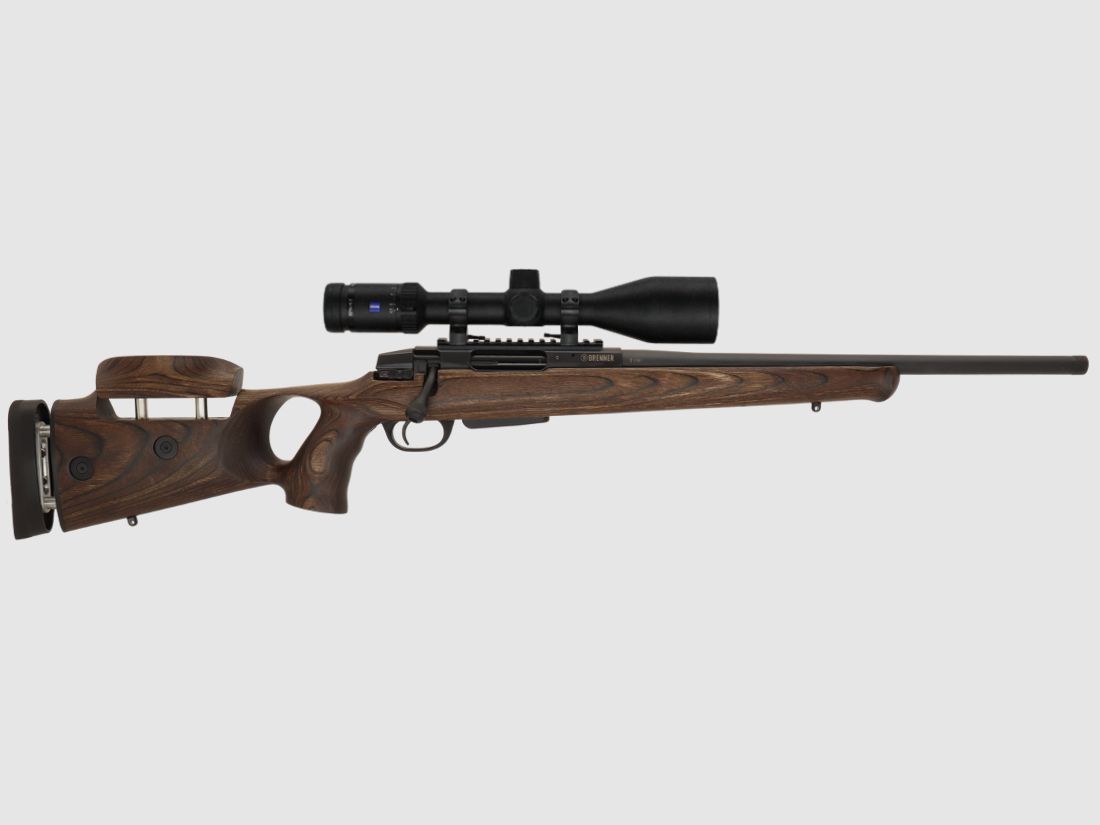 Complete package: Burner BR20 B&H Prohunter Flex stock with double adjustment including Zeiss V6 2.5-15x56 (Item No.: BR20PHFP1) Financing possible