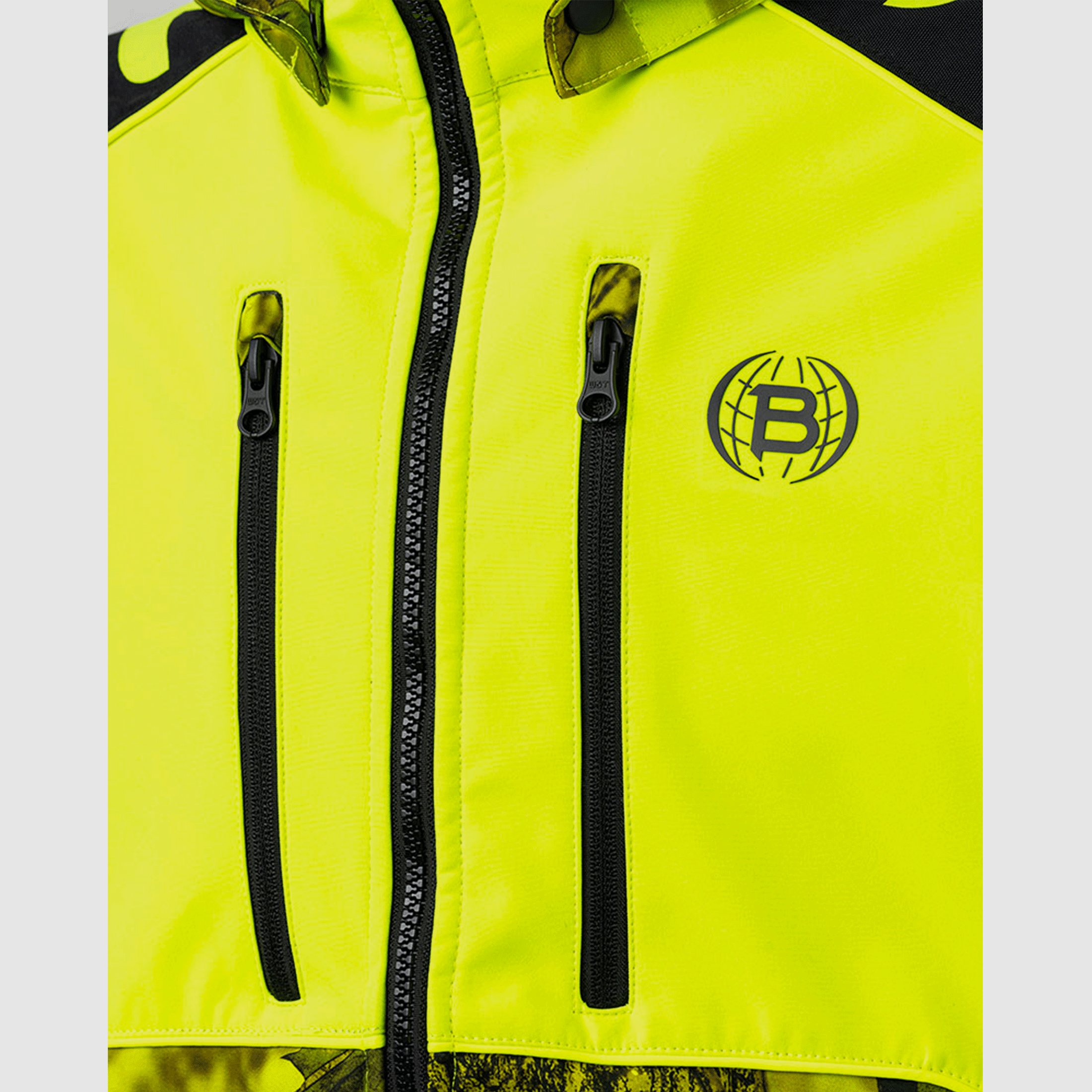 JACK/SOFTSHELL – BITRABI – TIGER GEEL FLUO/CAMO, afbeelding 4 van 5