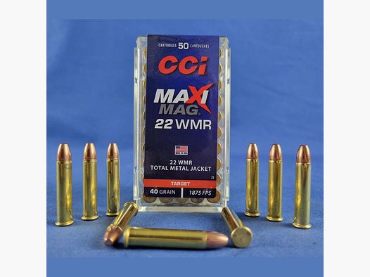 CCI 22 WMR HS MAXI MAG 2,6g/40grs TMJ