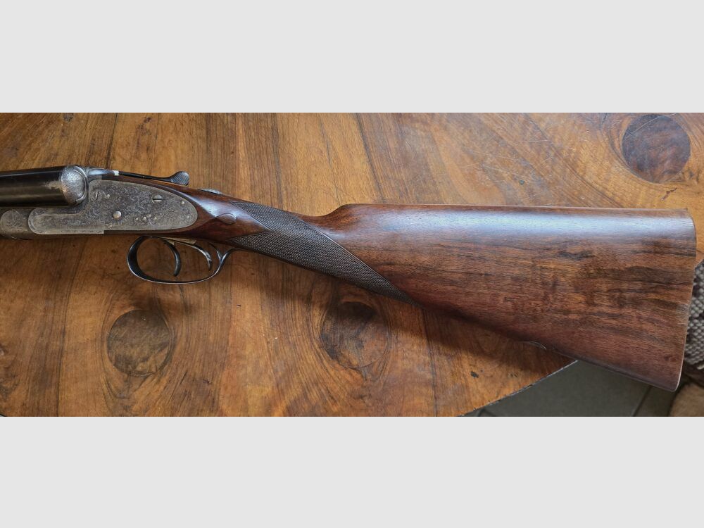 Joseph Lang & Son, LTD., Jaseph Lang Back Action Barlock Sidelock Ejector, image 3 of 10
