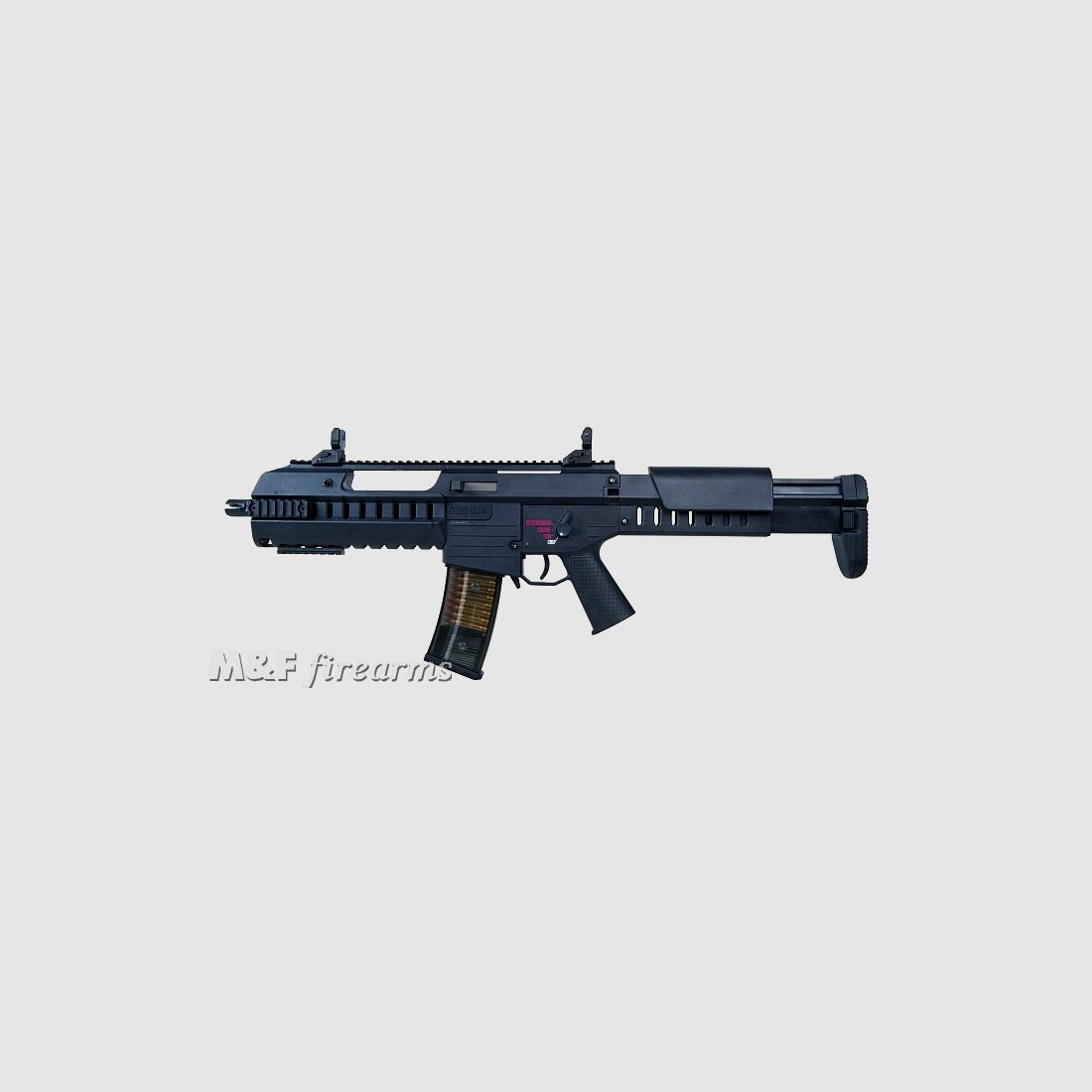 GSG G14 GCS EBB Blowback S-AEG 6mm BB Schwarz Semi-Auto