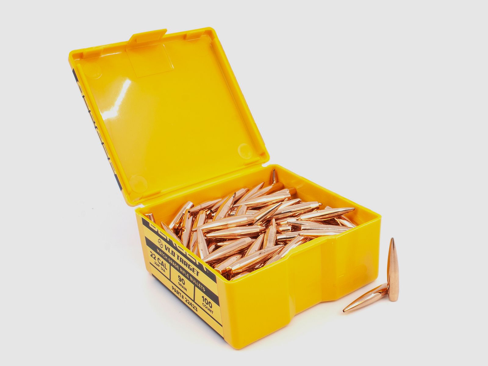 Proiettile Berger .22 VLD Target 90GR 100 Pezzi