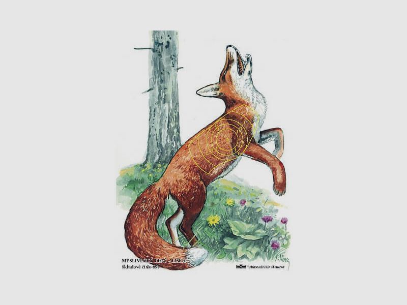 Hunting target fox 10 pcs.
