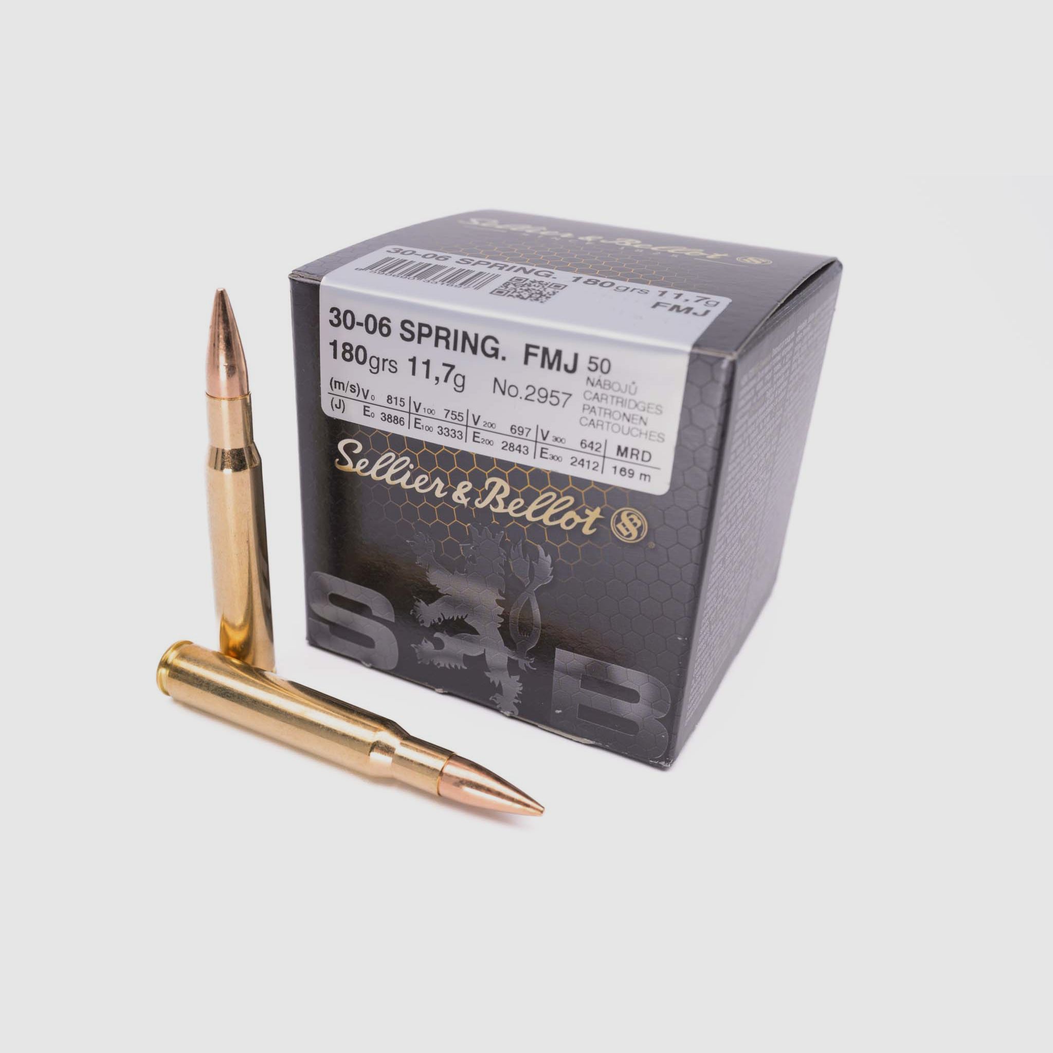 SELLIER & BELLOT .30-06 Spr. Full Metal Jacket 11,7g/180grs.
