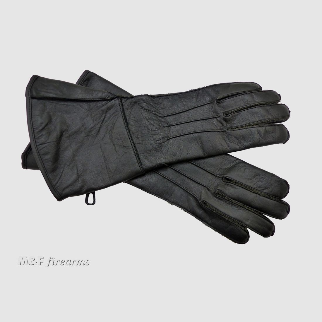 Stulpenhandschuhe "US-Police Heritage" mit langer Stulpe schwarz und Aramid-Innenfutter