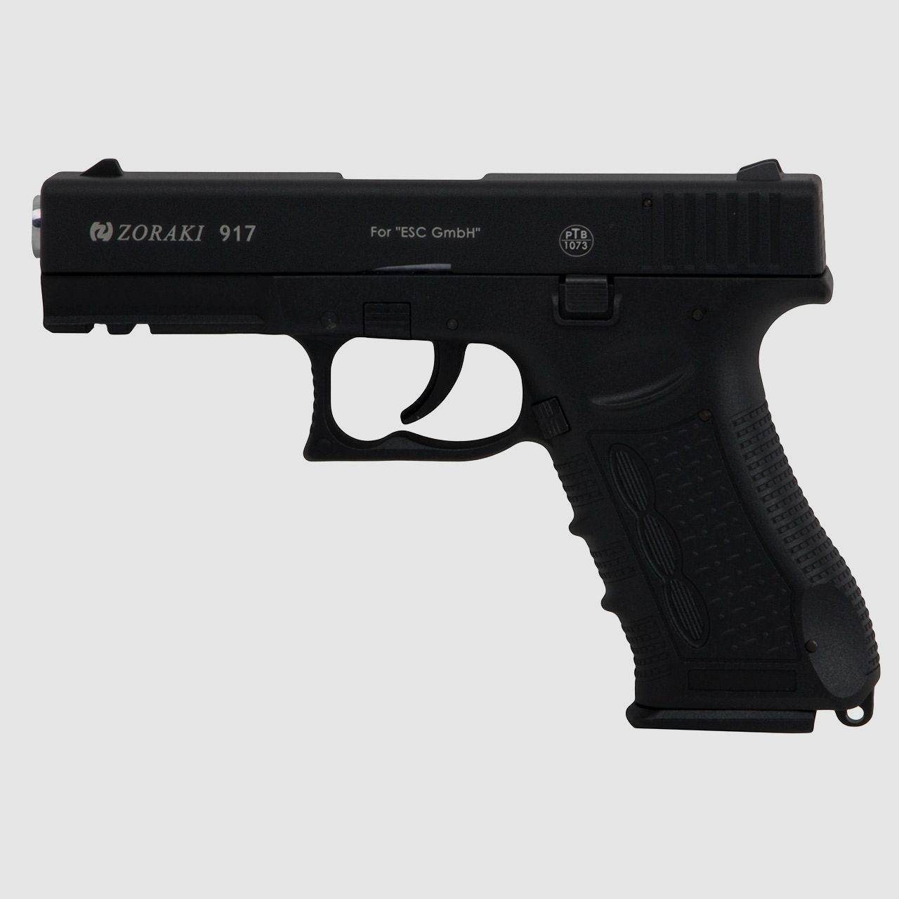 Schreckschuss Pistole Zoraki 917 schwarz chrom PTB 1073 Kaliber 9 mm P.A.K. (P18)