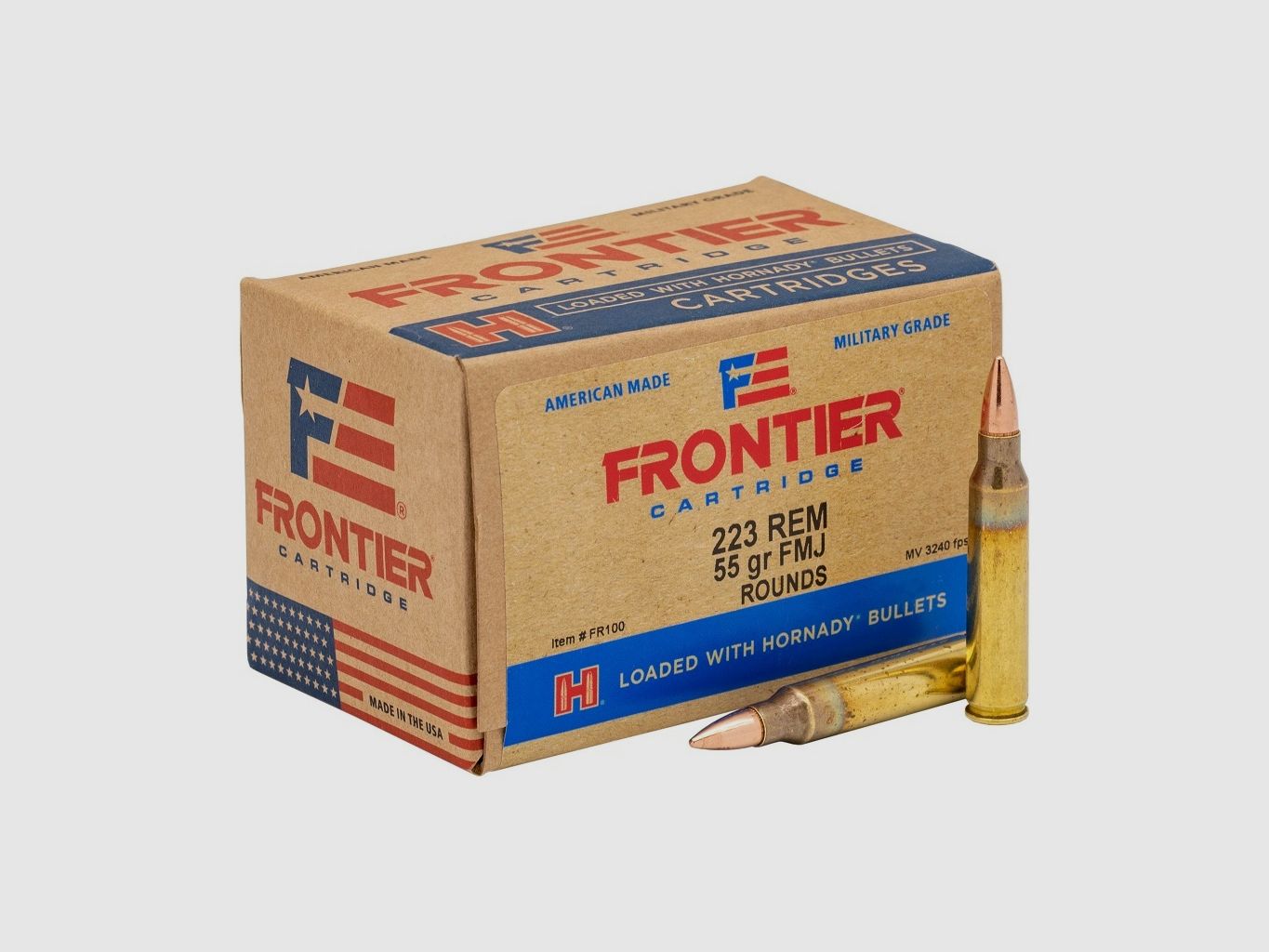 Hornady Frontier .223 Rem. 3.6g FMJ – Aktion (1000+)