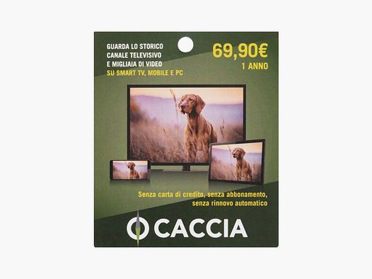Cacciaepesca.tv Abonnement Chasse 12 mois