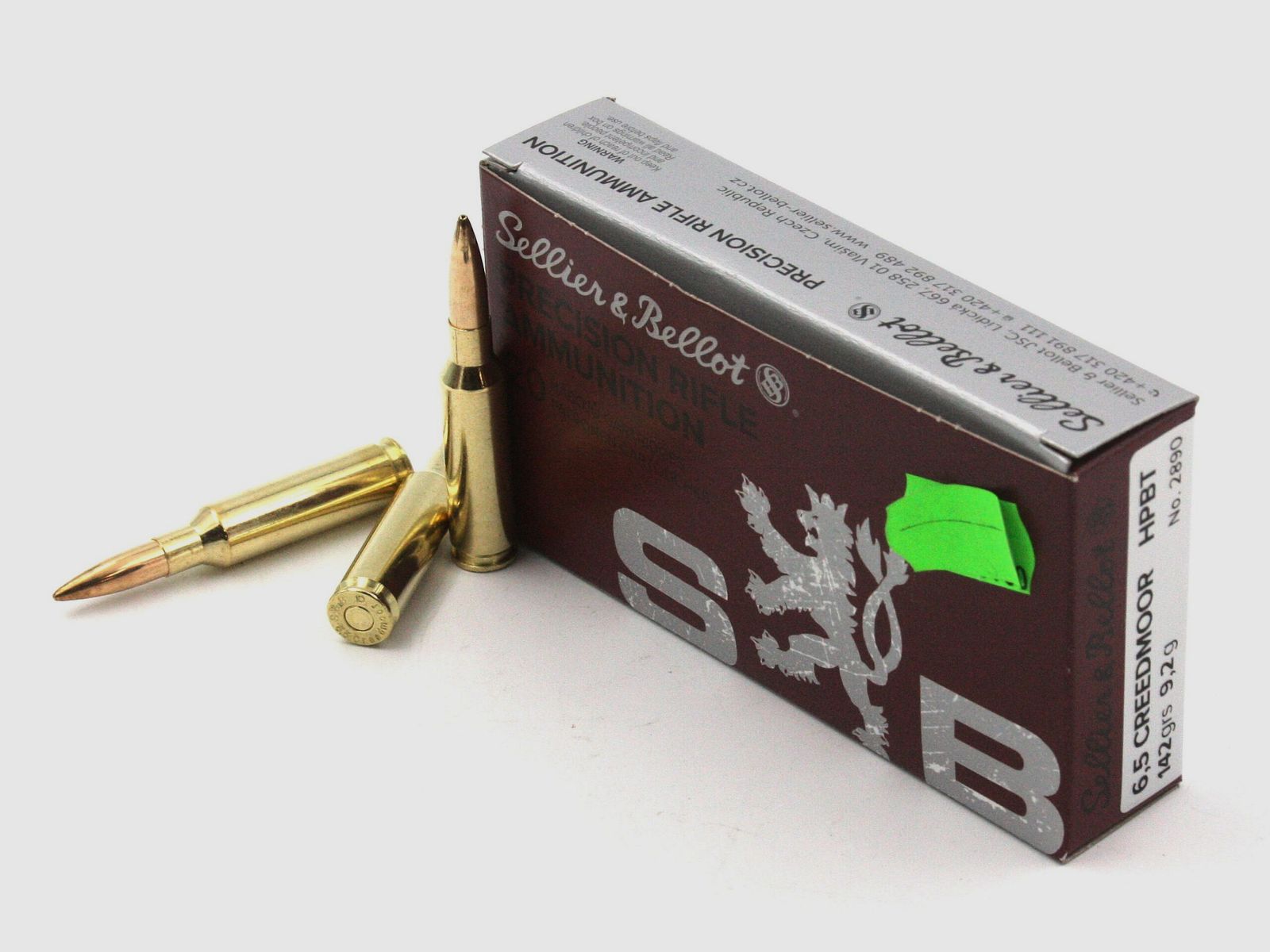 S + B, 6.5 Creedmoor, HP-BT 142gr 20pcs