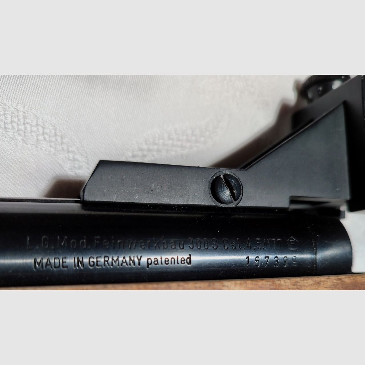 Fucile ad aria compressa da competizione Feinwerkbau 300 S cal. 4,5 Diabolo