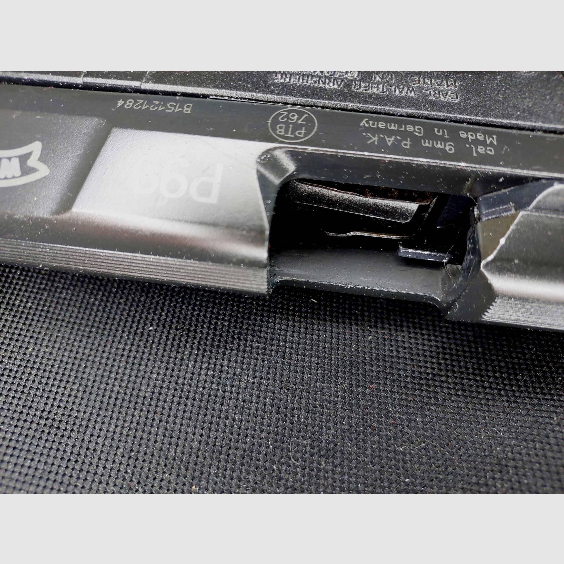 Walther P99 blank firing pistol 9mm P.A.K. (PTB 762) P 99