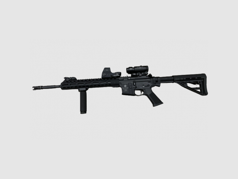SPARSET - SCHMEISSER AR-15 M5F .223REM - 16,75" + SIGHTMARK "R-SPEC" RED-DOT + "T5-MAGNIFIER"-