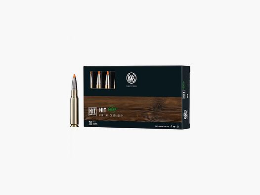 RWS .308 Win. HIT 10,7g 165gr sans plomb