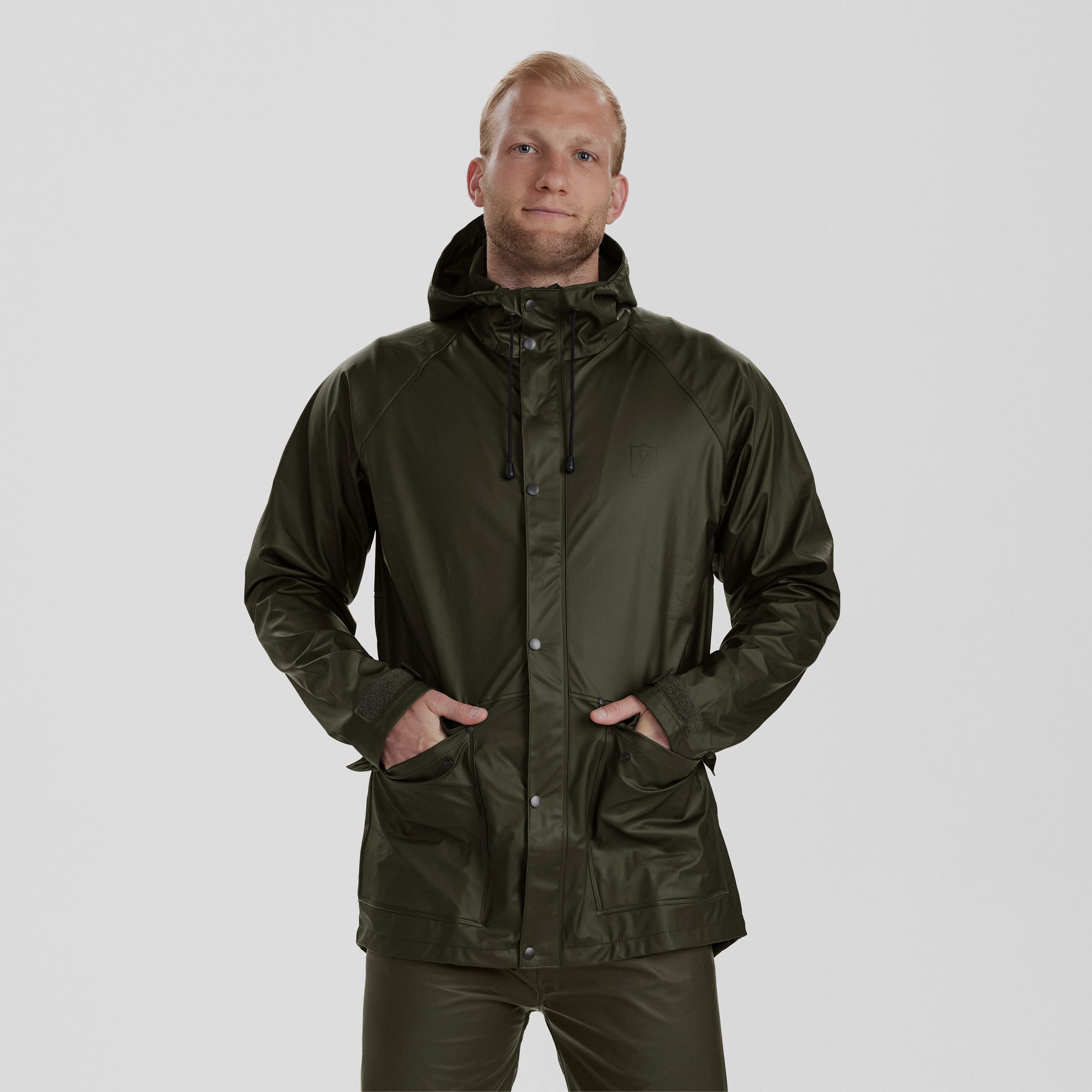 Hurricane Regen Jacke - Art Green – Größe: M