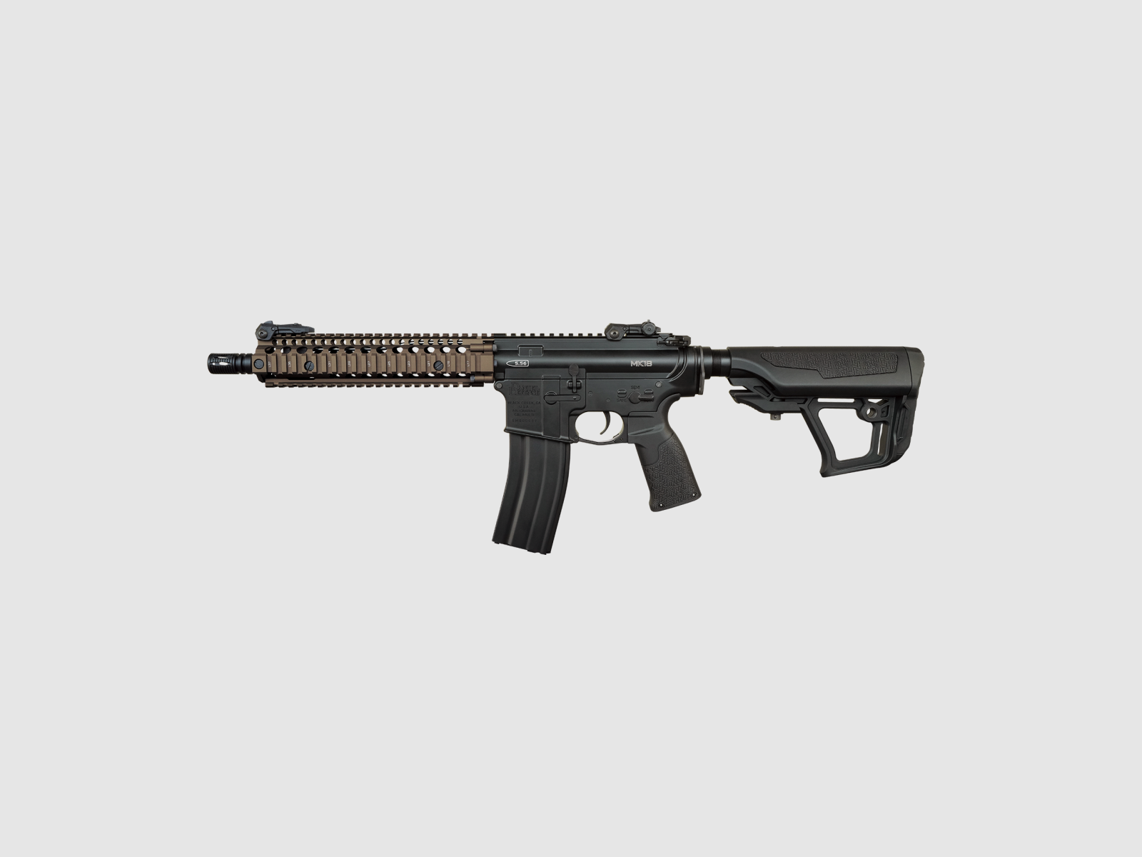 ICS EMG Daniel Defense MK18 S3 (IMD-180S3-1) FDE Airsoft Gewehr S-AEG ab 18 Jahren