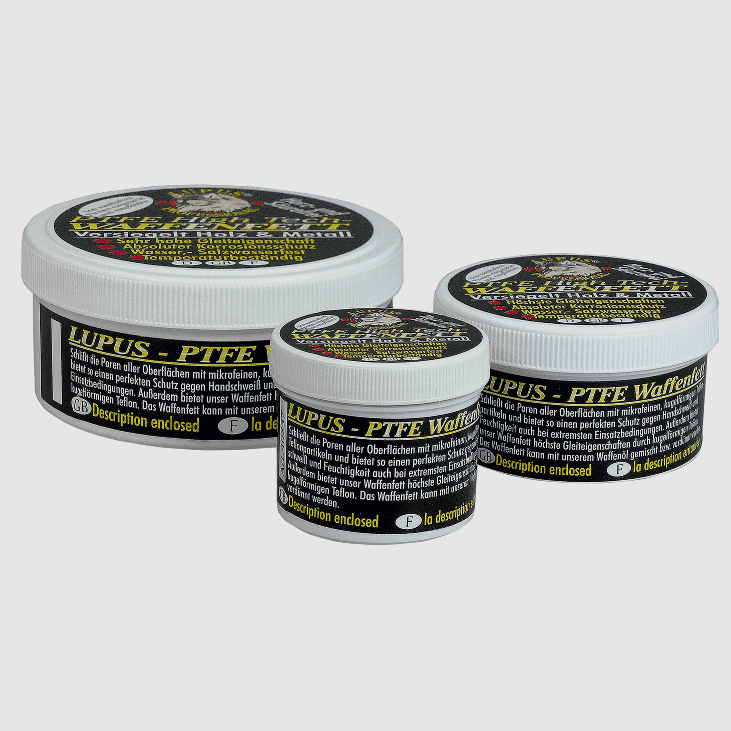 Grasa de arma Teflon Lupus