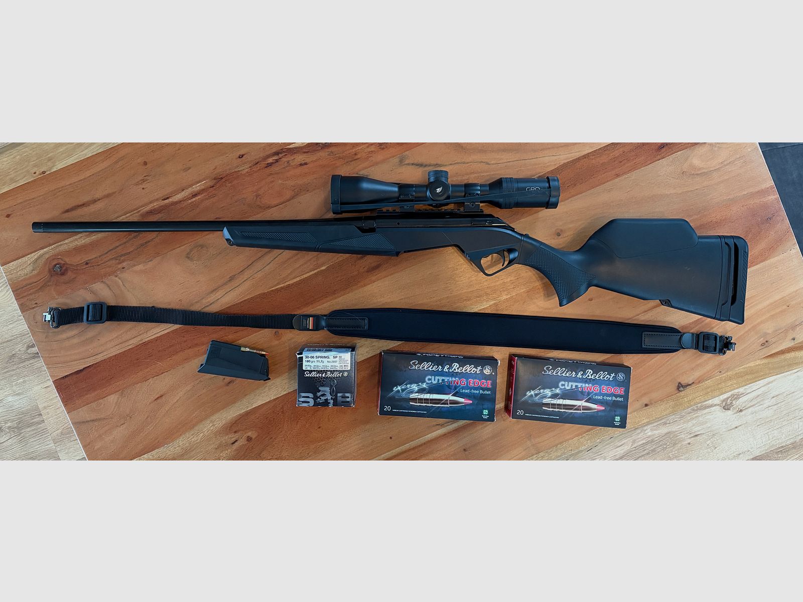 Benelli Lupo BE.ST. Schwarz, GPO Spectra 6x2-12x50i