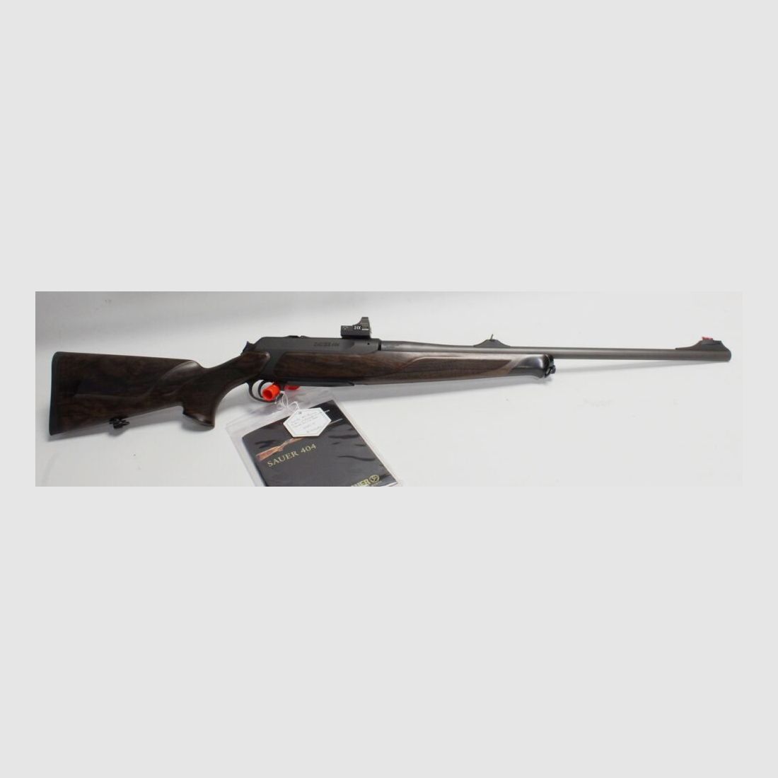 Sauer 404 Elegance Artemis links mit Burris Fast Fire II Rotpunktvisier
