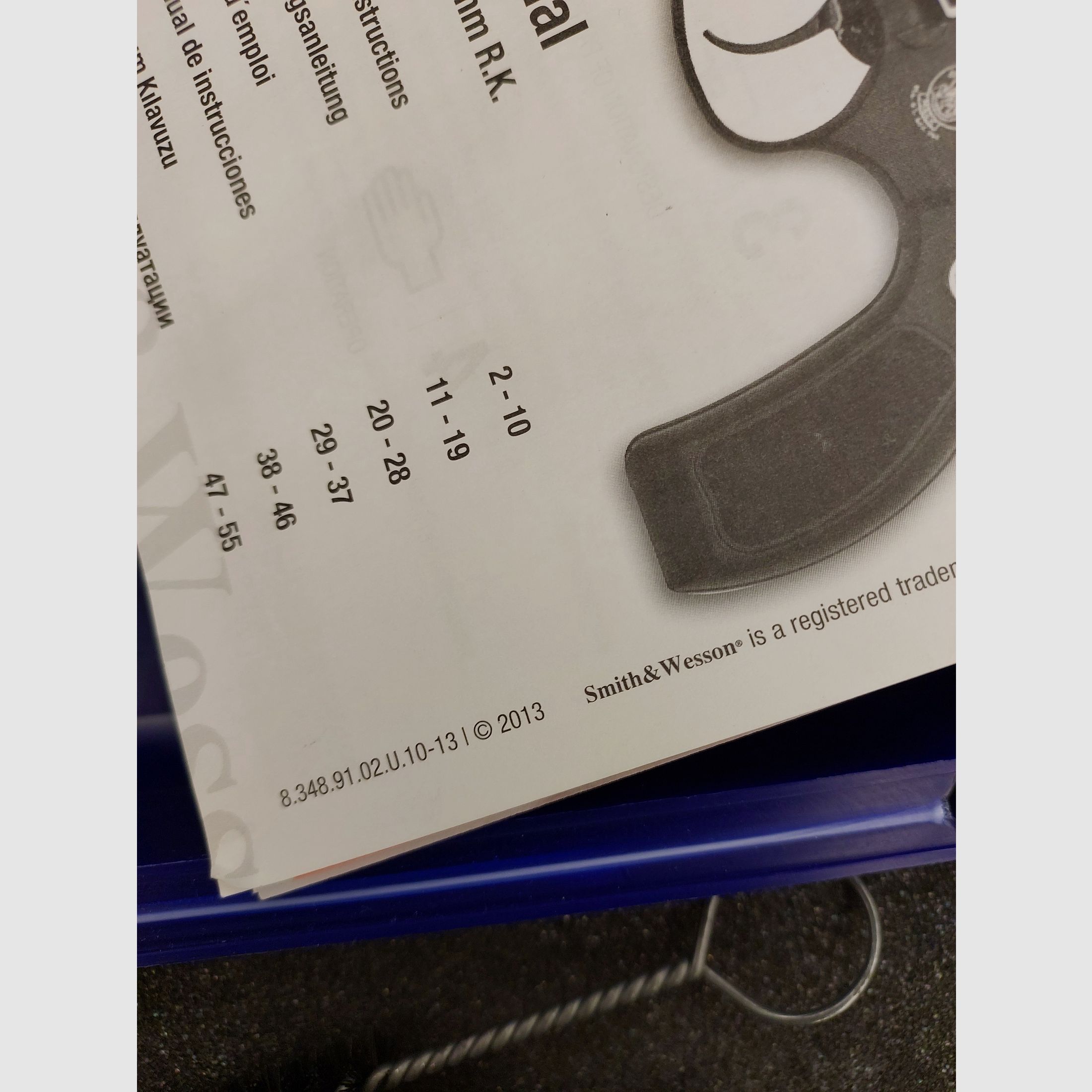 Smith & Wesson Chiefs Special blank-firing revolver caliber 9mm R.K. black (PTB 794)