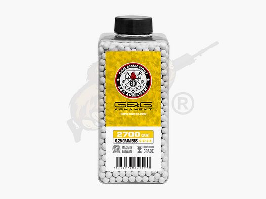 Perfect Airsoft BB`s 0.25g (2.700 Stück) diameter 5,95mm - Weiß