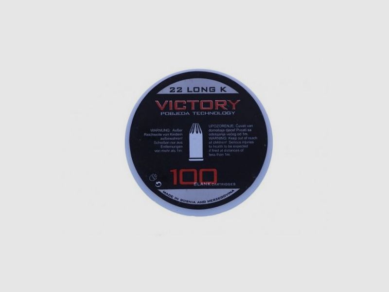 VICTORY KNALLPATRONEN - .22 LONG K. - 100 STÜCK