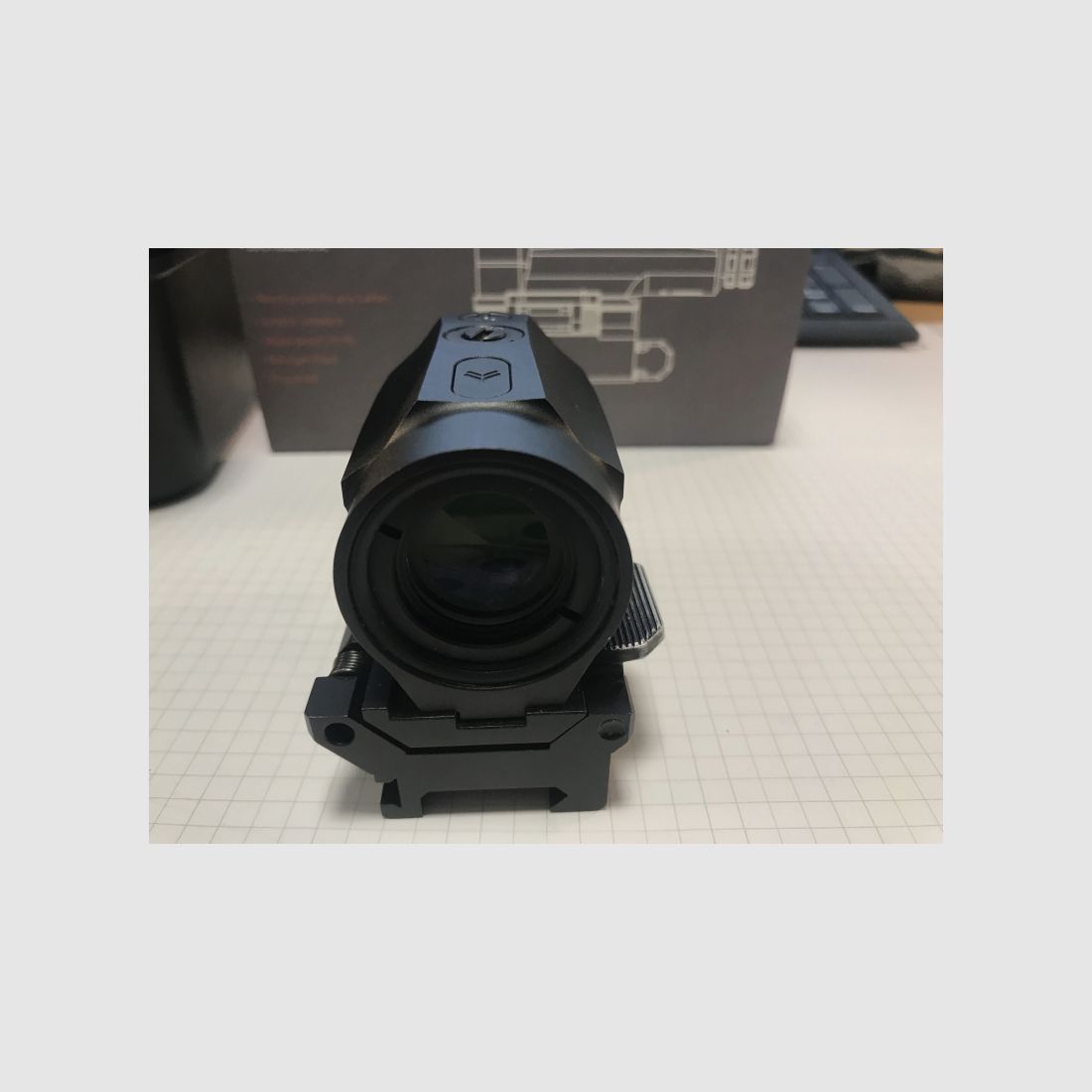 Falke B3X lE Magnifier Auto-Side-Up 3fach Vergrößerung NP 325 Steiner Zeiss Sig Sauer AR15