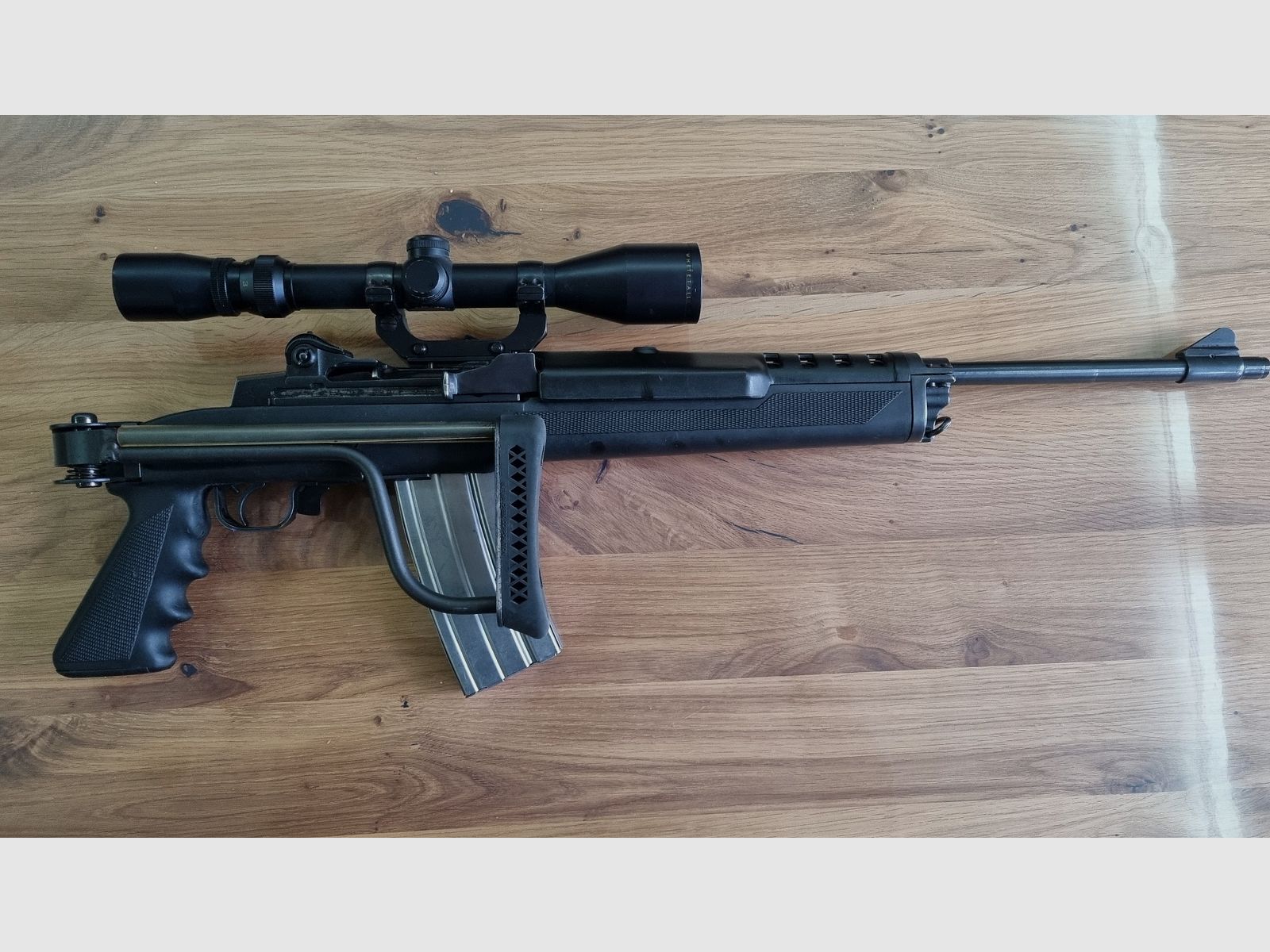 Ruger Mini 14 .223rem, Klappschaft, Zielfernrohr