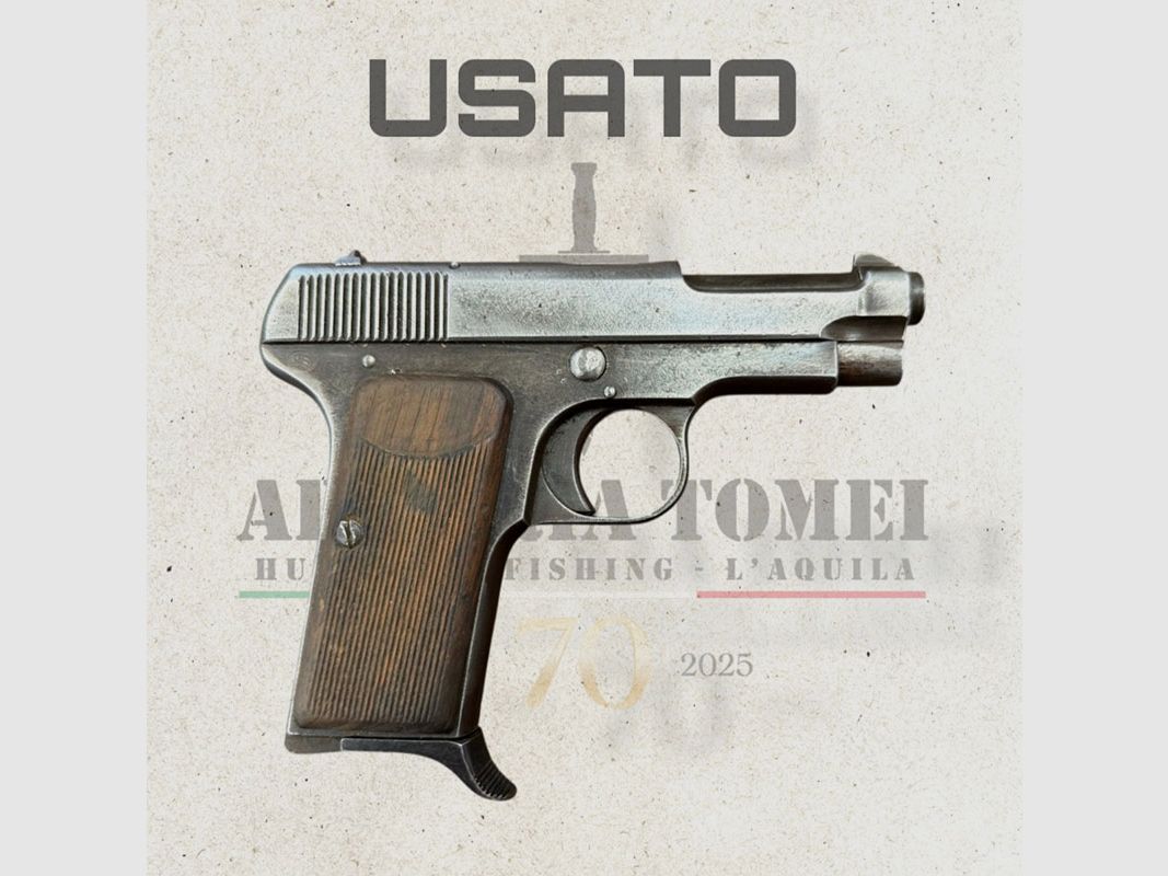 USATO – PISTOLA – BERETTA MOD. BREVETTO 1915 cal. 7,65, immagine 2 di 3
