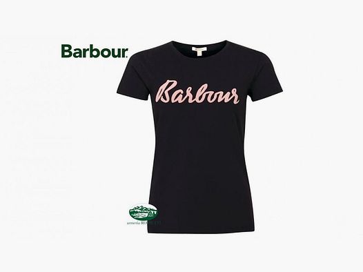 BARBOUR T-Shirt Rebecca nera da donna