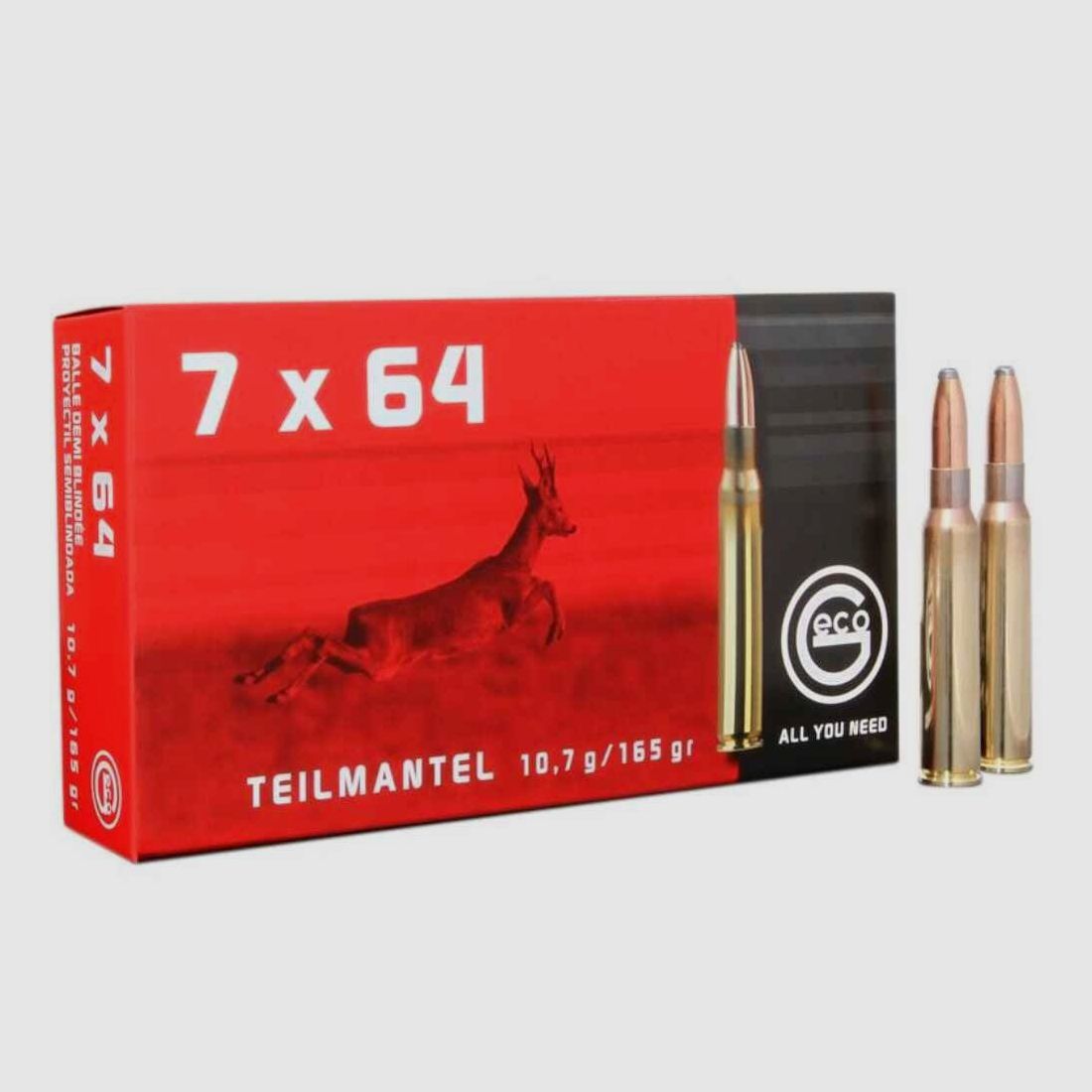 GECO 7X64 TMR 10,7gr. 20 Schuß,